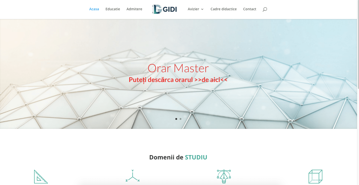 Design Website GIDI UPB